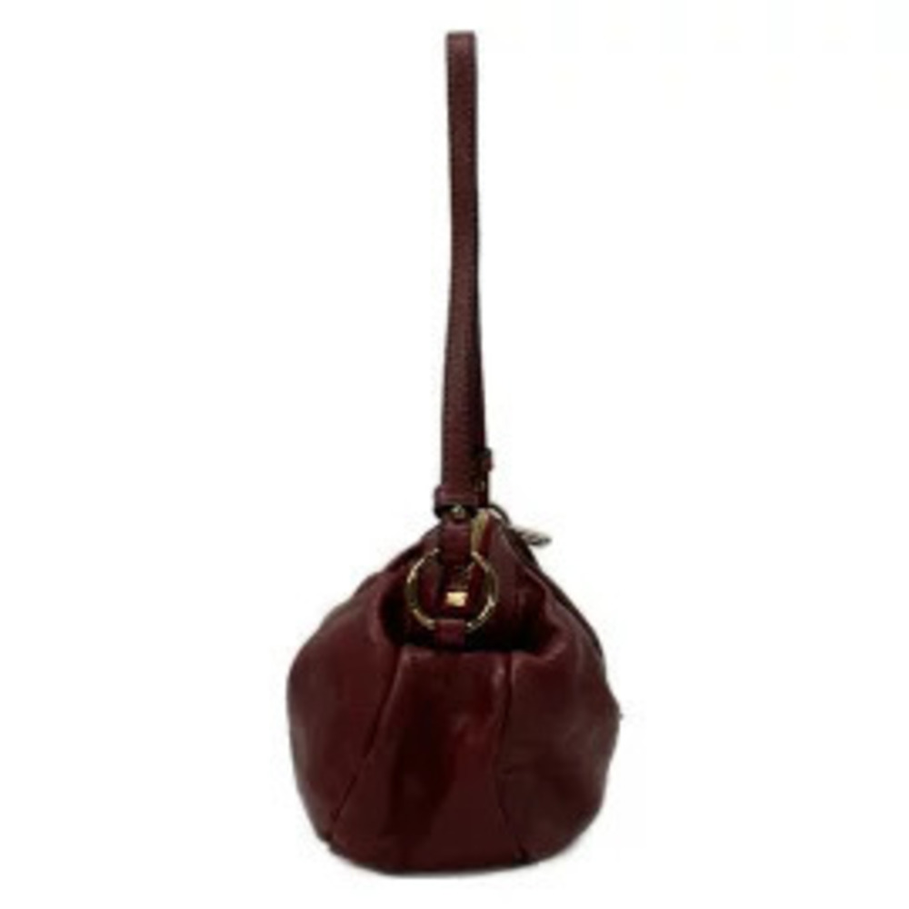 Chloe Ethel Handbag Bag Bordeaux Purple Leather